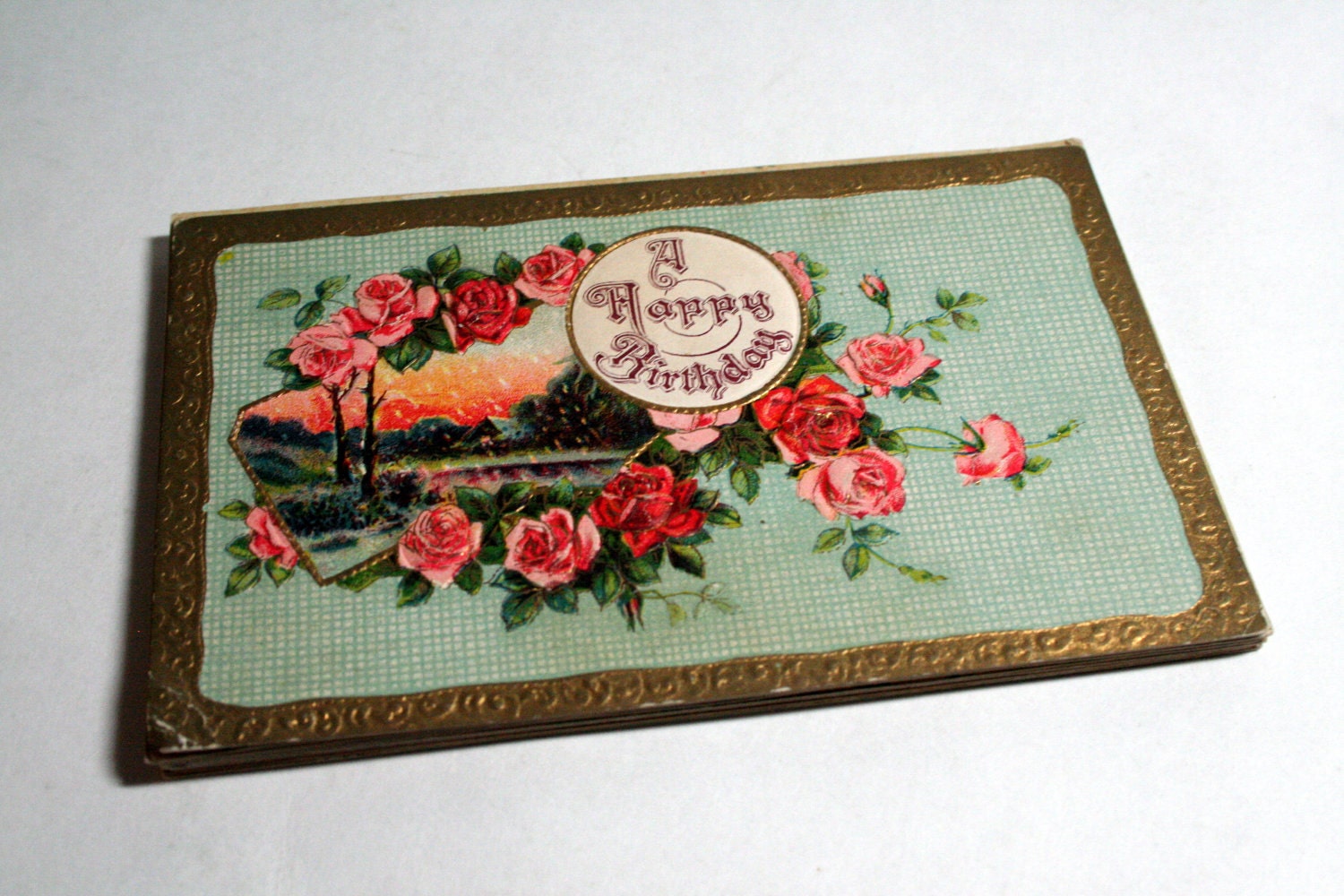 10 Early 1900s Birthday Postcards