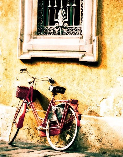 Old Red Bicycle