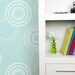 Circling Allover Stencil for Wall Decor and More. More Artistic Than Wall Decals and Cheaper Than Wallpaper :)