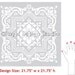 Wall Pattern Stencil Lisboa Tile Allover Stencil for Wall Decor and More
