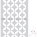 Wall Stencil Large Endless Moorish Circle for Wall Decor and More