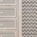 Chevron Stripe Wall and Furniture Stencil for Painting Chevron Stripe Wallpaper Look