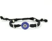 NEW MARKDOWN :  Sparkling Crystal Evil Eye Pullie - Largr