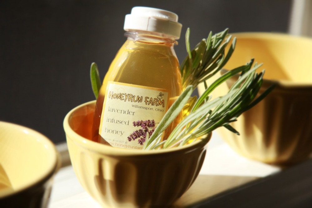 Lavender Infused Honey - 16 ounce jar