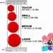Pet ID Tags Bright Hot Pink Keep Calm and Purring On Round Shape Tag