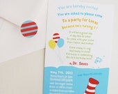 Printable Dr. Seuss Invitation - bonito design