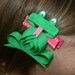 Frog Ribbon Sculpture Hair Clip