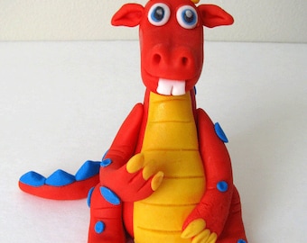 Dragon - Edible Fondant Cake Topper