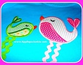 Long Legged Love Birds Machine Applique Design