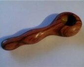 240 Hand Carved Tulipwood Exotic Wood Pocket Pipe