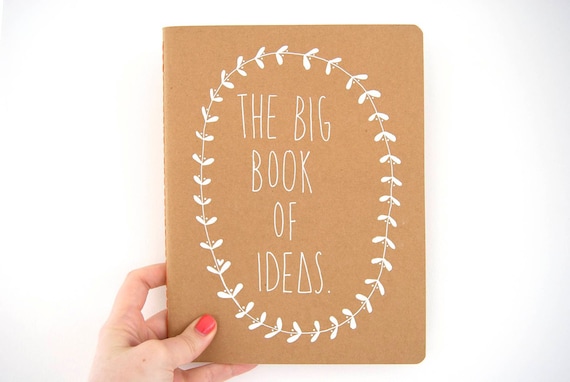 Large Plain Notebook - The Big Book Of Ideas