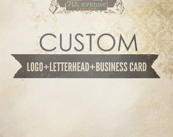 Professional Custom Logo, Letterhead and Business Card Design