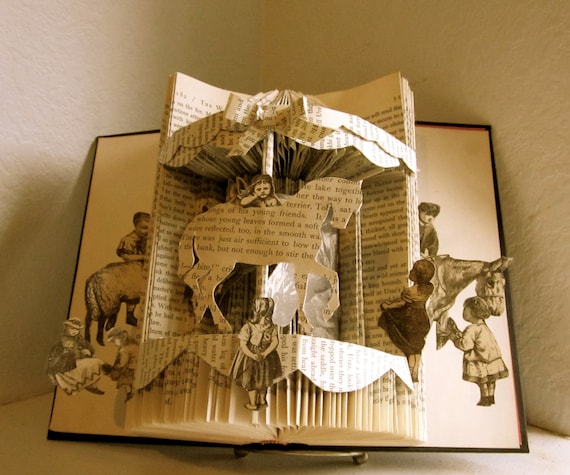 Altered Book- Sunday Afternoon Carousel Ride