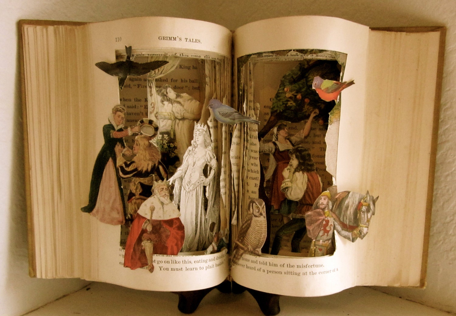 Altered Book   Grimm's Fairy Tales