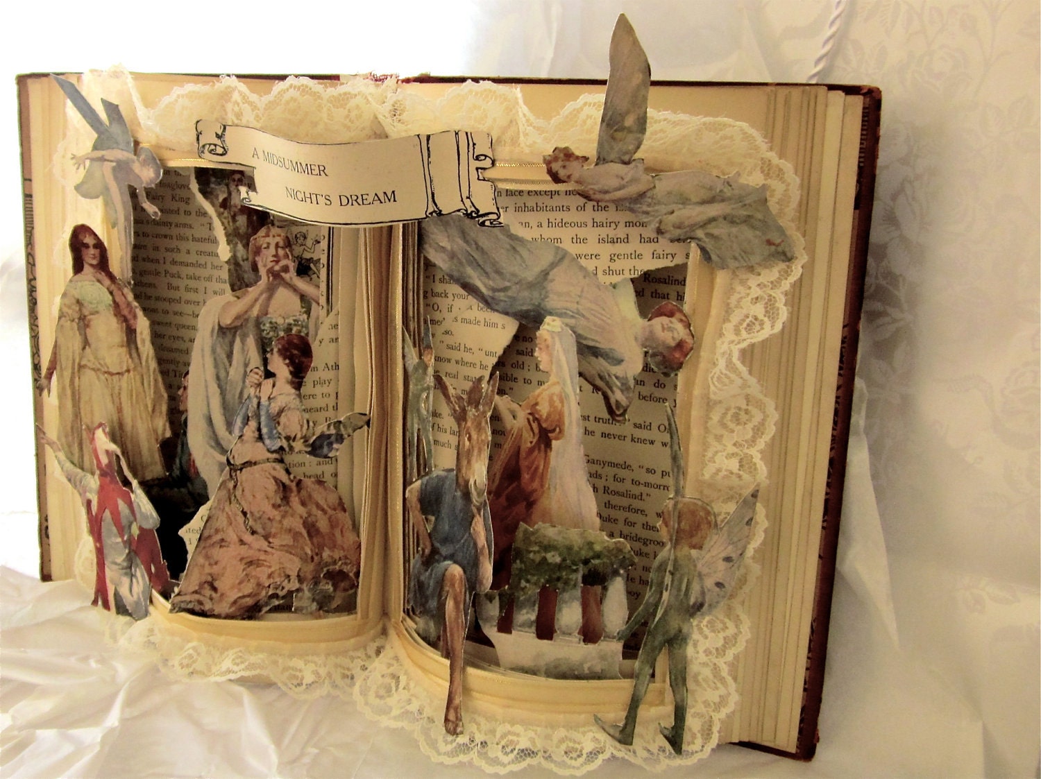 Altered Book-Shakespeare Midsummer Night's Dream