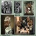 Victorian collage sheet altered Art-Let them eat cake Tea party