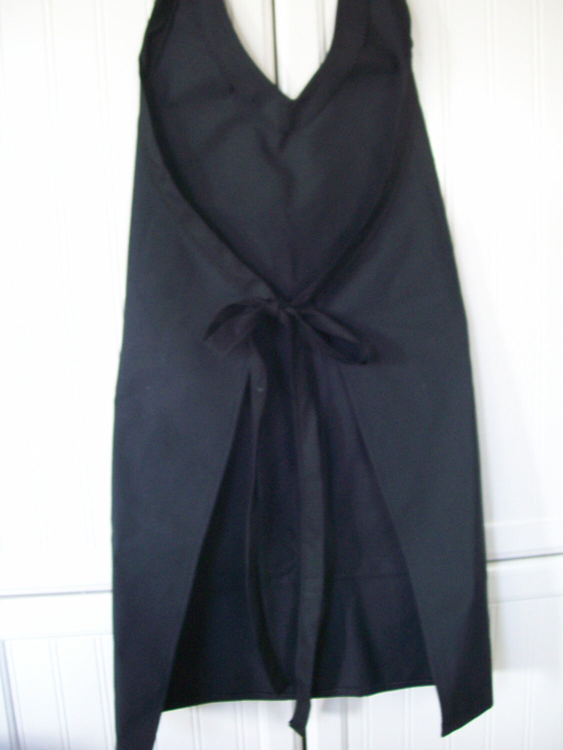 Plain Black Apron