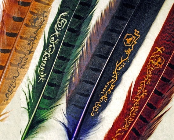 Hufflepuff House Quill