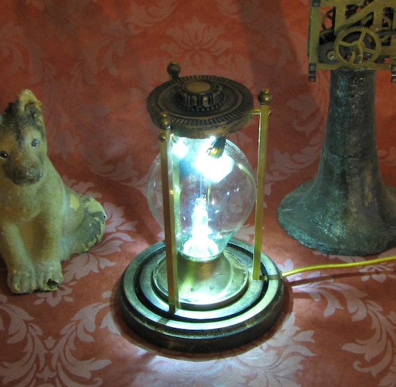 Steampunk Lamp Steam Punk Light Crookes Conrow Desk Lamp Vintage Antique Light Victorian Industrial Lamp Home Decor By Victorian Machines