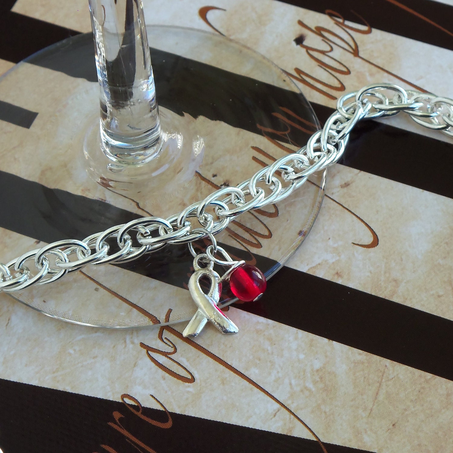 Alcohol Prevention, Heart Disease, Hypertension Awareness Bracelet
