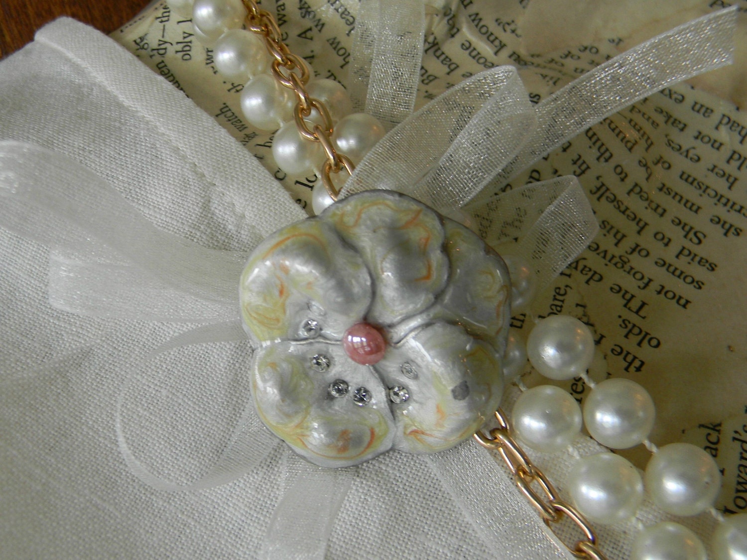 Necklace Passionate Pearl Pink Charmed from Not so Innocent Spring Collection from LillyPearll