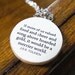 Hobbit Inspirational Happiness Quote Necklace - "If more of us valued food and cheer..." by J.R.R. Tolkien - Hobbit Jewelry