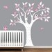 Vinyl Wall Decals Sticker Tree with Owl Birds