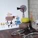 Fashion Farm Gang Reusable Fabric Wall Decals by Pop & Lolli