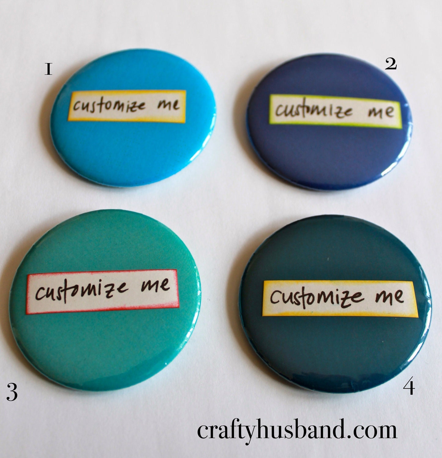 Customized 2.25 inch pinback button