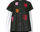 Vintage 60s iconic MARIMEKKO patchwork quilt shirt, blouse