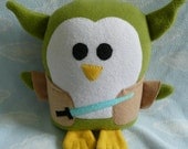 Plush Green Star Knight penguin pillow pal PLACE YOUR ORDER