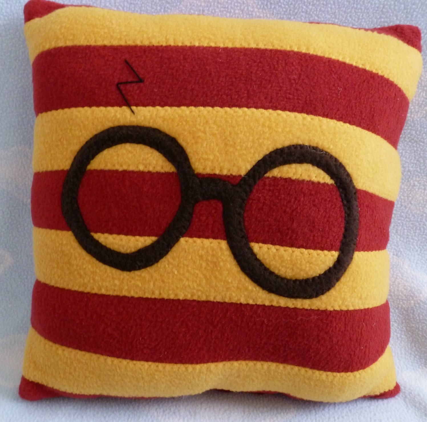 Wizard Glasses Throw Pillow 12x12 PLACE YOUR ORDER