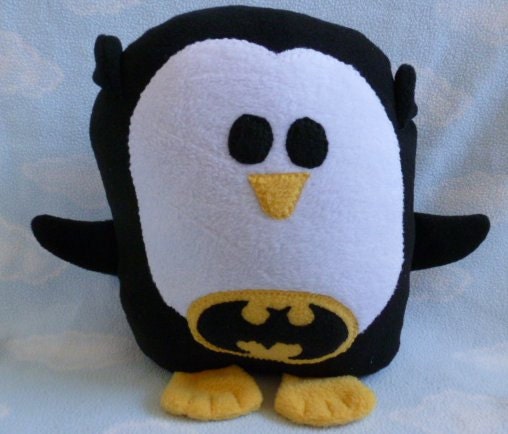 Plush Black BatPenguin Pillow Pal PLACE YOUR ORDER