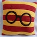 Wizard Glasses Throw Pillow 12x12 PLACE YOUR ORDER