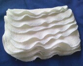 Organic Bamboo Terry Wipes, 7x7 Baby Wipes, Face Wipes, set of 6, Pick the edge color