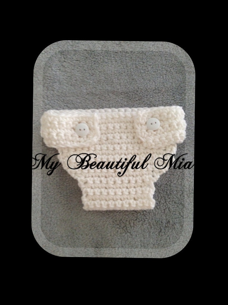 Diaper Cover with button closure - Photo Prop