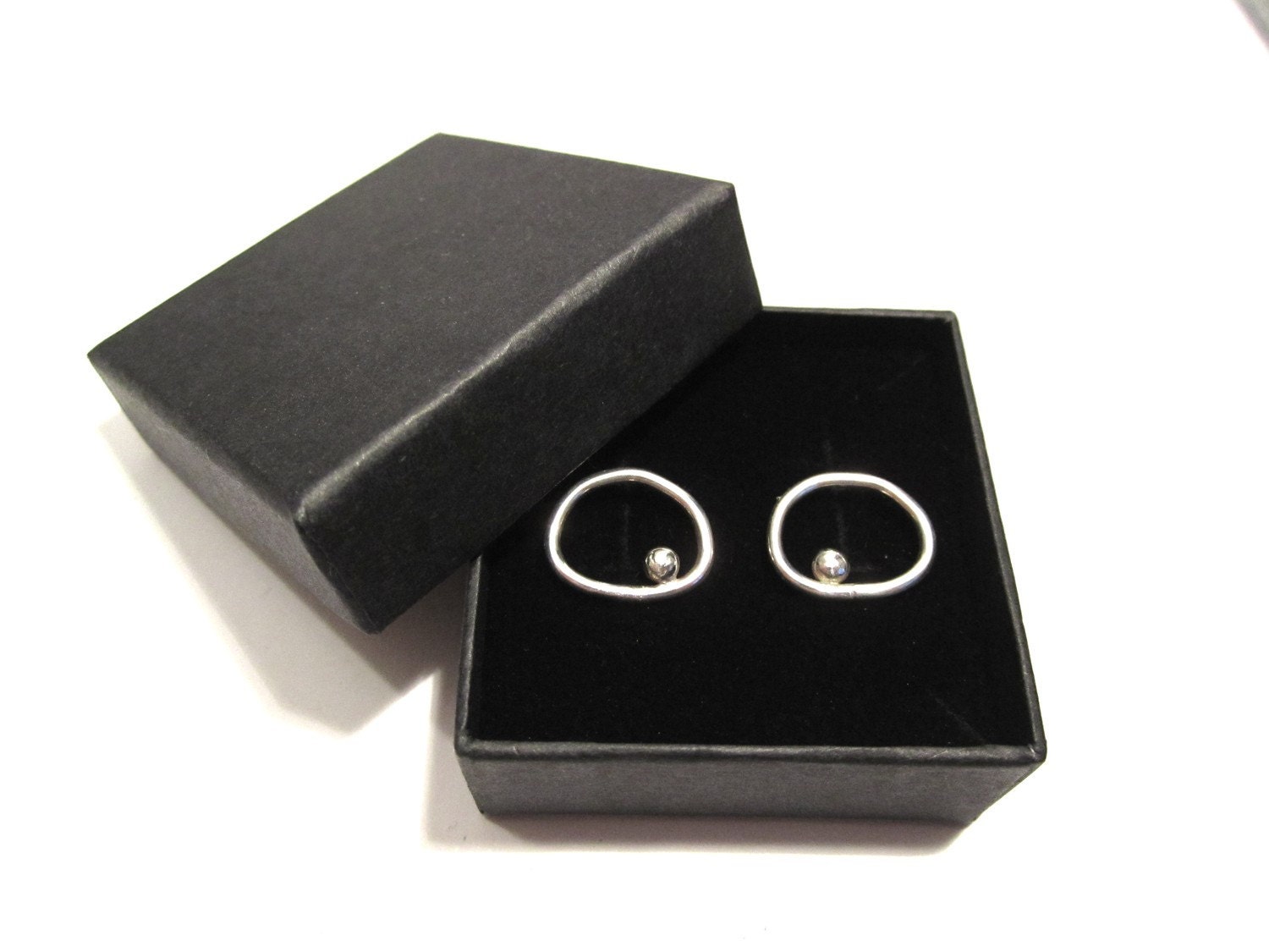 Cute Sterling Silver Earrings "Little Me"
