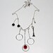 Harry Potter Quidditch Swarovski Crystal Sterling Silver Necklace