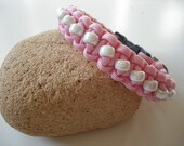 Pretty Pink Elegant Dog Collar