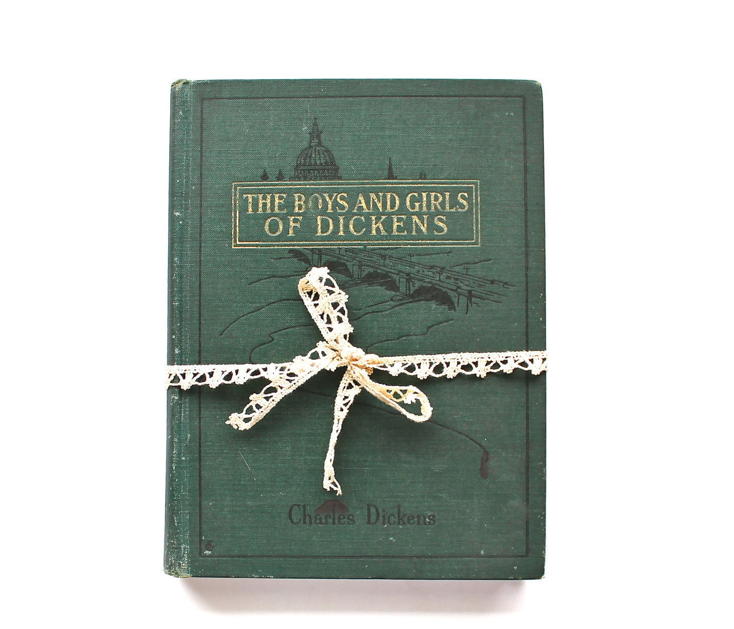 The Boys and Girls of Dickens - Antique 1800s Children's Book Published by Mc Loughlin Brothers - Christmas - Holidays - Winter