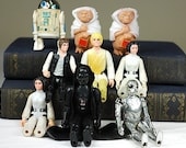 vintage star wars figurines, star wars collectables, may the force be with you, george lucas, E.T., star wars collection
