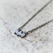 Black Baby bat necklace