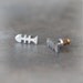 Cute fishbones earrings