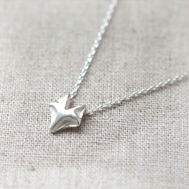 Fox Necklace in silver