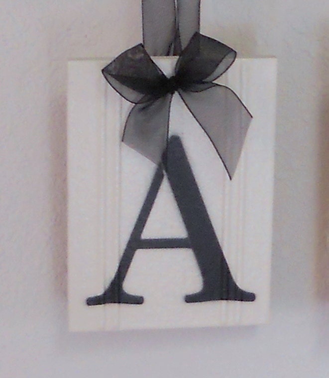 Anniversary Gift for Him Family Name Plaque Custom for ADAMS includes 5 Wooden Peg Rack Black and White