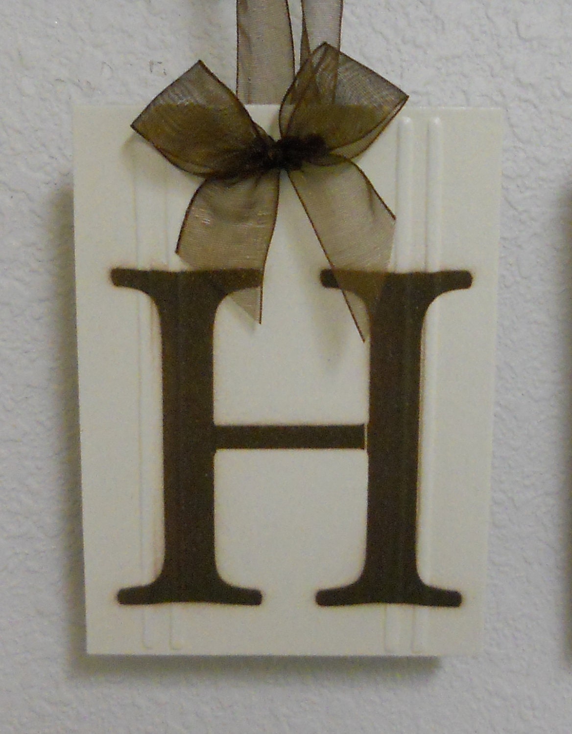 Personalized Wedding Gifts Family Last Name Sign HUDSON includes 6 Hooks Chocolate Brown