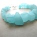 Seaglass Sea Glass Bracelet Aqua BellinaCreations Bellina Creation
