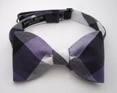Purple & Black Check