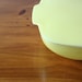 Sunny Vintage Yellow Pyrex Covered Dish