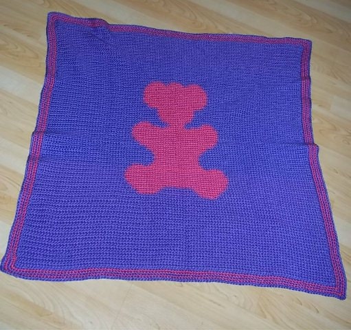Clearance Teddybear baby blanket - Free Domestic Shipping